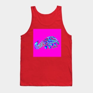 the pangolin in marvelous color pattern ecopop Tank Top